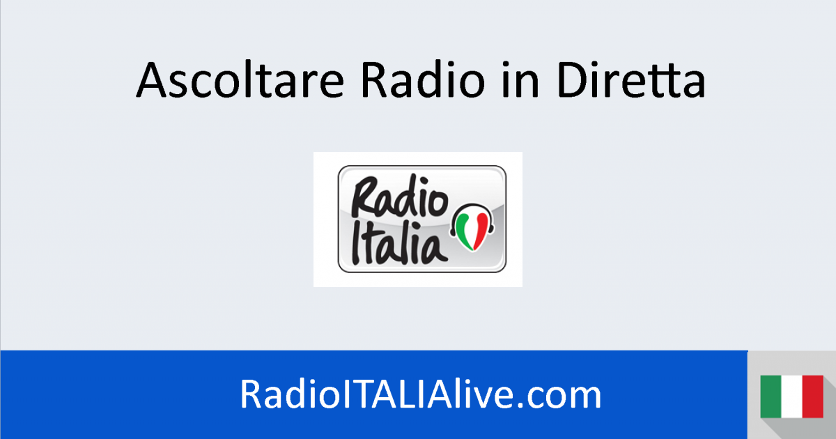 Cuarto Monopolio espada Ascoltare Radio Italia | Radio Italia FM Live