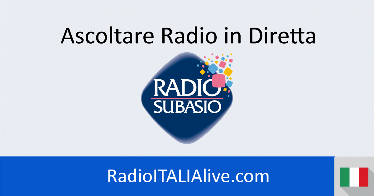 Ascoltare Radio Subasio | Radio Italia FM Live